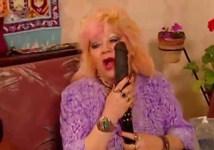 Big-breasted bitch gets fisted before cumming hard