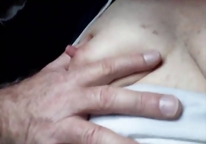 An aesthetic lady with hard nipples is having fun with her friend